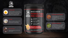 Load image into Gallery viewer, MACCABEAN Power Punch Pre-Workout (Fruit Punch)
