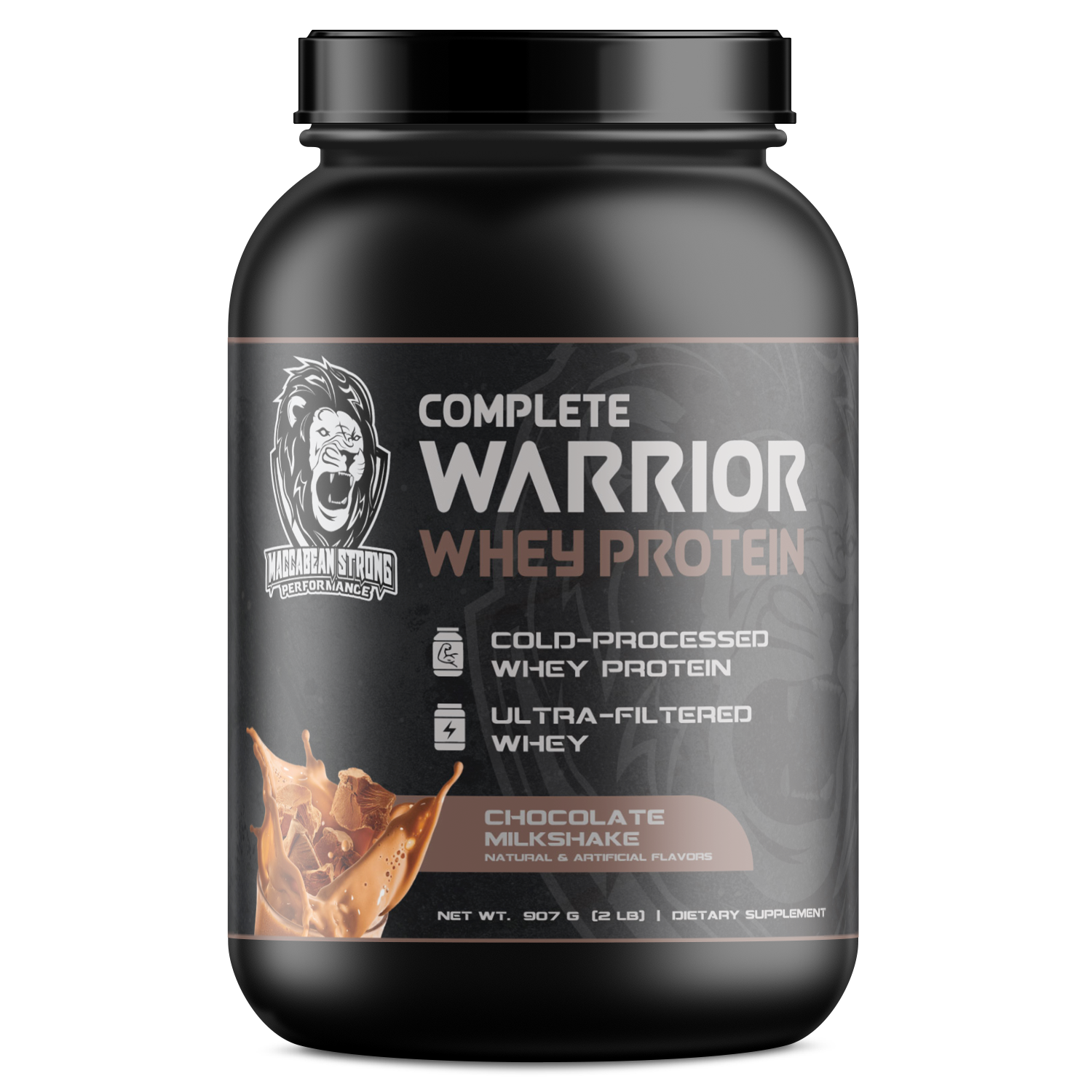 Complete Warrior Whey Protein 2LB Chocolate